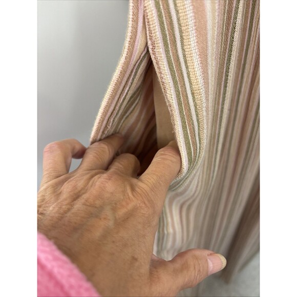 American Eagle Full Body Length Jumpsuit Ladies XS Multicolor Stripe Halter L30" - Picture 3 of 12